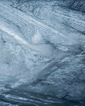 Glacial 20x30 sur aluminium brossé 72dpi